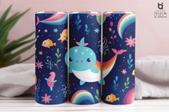 Cute Rainbow pattern Sublimation tumbler Design Product Image 3
