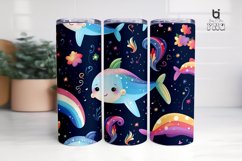 Cute Rainbow pattern Sublimation tumbler Design Product Image 8