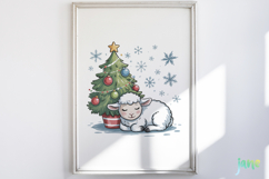 Cute Sheep Christmas Sublimation Product Image 3