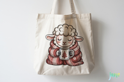 Cute Sheep Christmas Sublimation Product Image 2