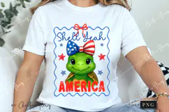 Shell Yeah America Funny PNG | 4th Of July PNG Product Image 3