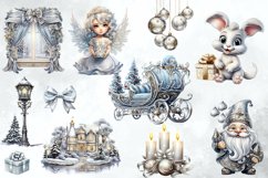 Cute Silver Christmas Sublimation Bundle Product Image 3
