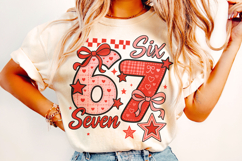 Six Seven Valentine's Day PNG, Be Mine, Xoxo Png, Coquette Product Image 2