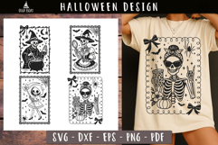 Cute Skeleton Halloween svg