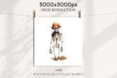Cute Skeleton Skull Halloween Creepy Clipart PNG Scrapbook Fairy Tale Art Image Watercolor Transparent Print illustration sublimation creepy printable digital watercolor Floral Skeleton Skull, spooky clipart, nursery, Creepy halloween decoration art image