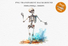 Cute Skeleton Skull Halloween Creepy Clipart PNG Scrapbook Fairy Tale Art Image Watercolor Transparent Print illustration sublimation creepy printable digital watercolor Floral Skeleton Skull, spooky clipart, nursery, Creepy halloween decoration art image