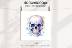 Cute Skeleton Skull Halloween Creepy Clipart PNG Scrapbook Fairy Tale Art Image Watercolor Transparent Print illustration sublimation creepy printable digital watercolor Floral Skeleton Skull, spooky clipart, nursery, Creepy halloween decoration art image