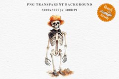 Cute Skeleton Skull Halloween Creepy Clipart PNG Scrapbook Fairy Tale Art Image Watercolor Transparent Print illustration sublimation creepy printable digital watercolor Floral Skeleton Skull, spooky clipart, nursery, Creepy halloween decoration art image