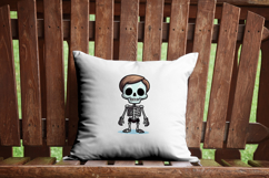 Cute Skeletons PNG Bundle | ANIME Halloween Clipart Product Image 8