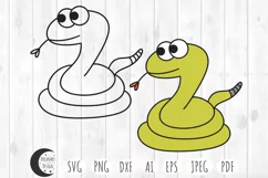 cute snake svg