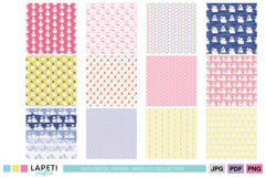 Winter scrapbook backgrounds with snowman patterns and soft colors