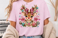Pink Christmas Sublimation PNG, Cute Holiday Design Product Image 3