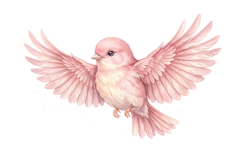 Cute Sparrow Png| Fairy Garden Png Product Image 1