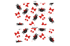 cute spider halloween 40oz quencher tumbler sublimation wrap uv dtf wrap SVG high resolution transparent background