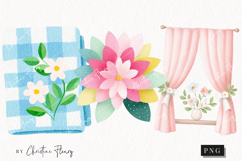 Watercolor Cute Spring Clipart | Spring PNG Product Image 1