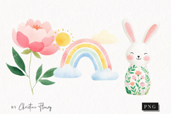 Watercolor Cute Spring Clipart | Spring PNG Product Image 1