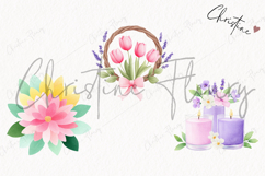 Watercolor Cute Spring Clipart | Spring PNG Product Image 3