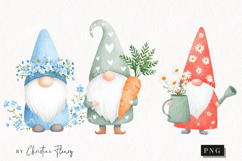 Watercolor Cute Spring Clipart | Spring PNG Product Image 1