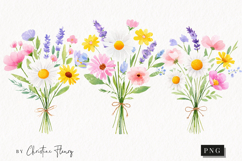 Cute Spring Bouquet Clipart | Spring PNG Product Image 1