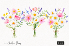 Cute Spring Bouquet Clipart | Spring PNG Product Image 1