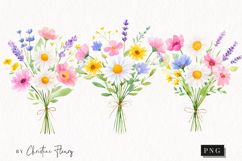 Cute Spring Bouquet Clipart | Spring PNG Product Image 1
