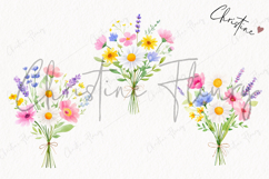 Cute Spring Bouquet Clipart | Spring PNG Product Image 3