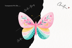 Cute Spring Butterflies Clipart | Spring PNG Product Image 2
