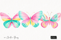 Cute Spring Butterflies Clipart | Spring PNG Product Image 1