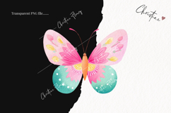 Cute Spring Butterflies Clipart | Spring PNG Product Image 2