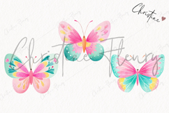 Cute Spring Butterflies Clipart | Spring PNG Product Image 3