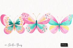 Cute Spring Butterflies Clipart | Spring PNG Product Image 1