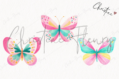 Cute Spring Butterflies Clipart | Spring PNG Product Image 3