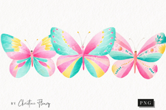 Cute Spring Butterflies Clipart | Spring PNG Product Image 1