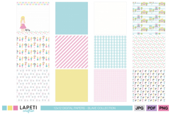 spring themed printable background papers