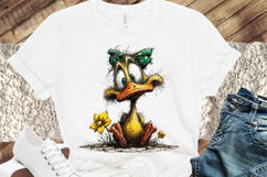 Cute Spring Duck Clipart Product Image 3