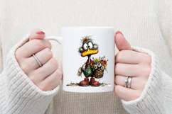 Cute Spring Duck Clipart Product Image 4