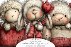 Cute spring lamb clipart - Cute spring lamb Png Product Image 1