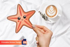 Cute Star Fish Sticker, Adorable Sea Star Sticker Product Image 1