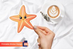 Cute Star Fish Sticker, Adorable Starfish Sticker Product Image 1