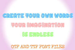 Cute Star Handwriting Alphabet Lettering ABC Text Font OTF Product Image 3