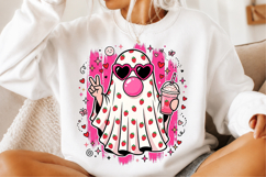 Cute Strawberry Ghost PNG Product Image 2