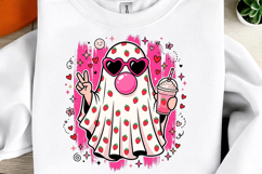 Cute Strawberry Ghost PNG Product Image 3