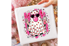 Cute Strawberry Ghost PNG Product Image 1