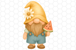 Cute Summer Gnome Clipart - Gnome Sublimation PNG