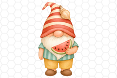 Cute Summer Gnome Clipart - Gnome Sublimation PNG
