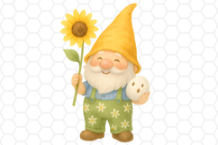Cute Summer Gnome Clipart - Gnome Sublimation PNG