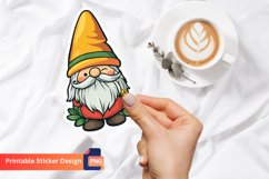 Cute Summer Gnome Sticker, Cute Gnome Sticker Product Image 1