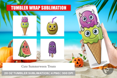 Cute Summerween Treats Tumbler Product Image 1