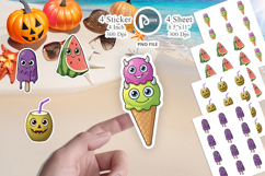 Cute Summerween Treats Sticker Product Image 1