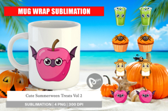 Cute Summerween Treats Mug Wrap Product Image 1